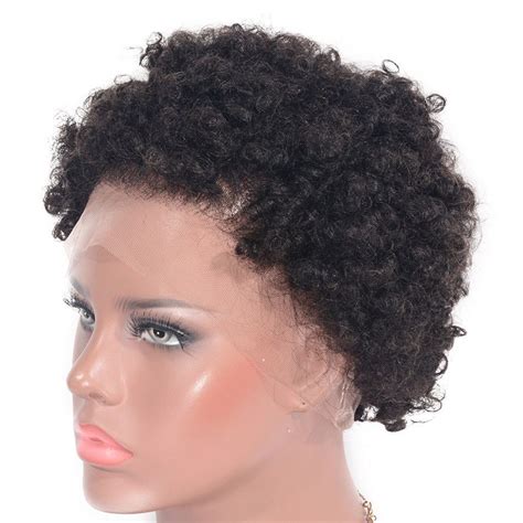 kinky afro lace front wigs|full lace afro kinky human hair.